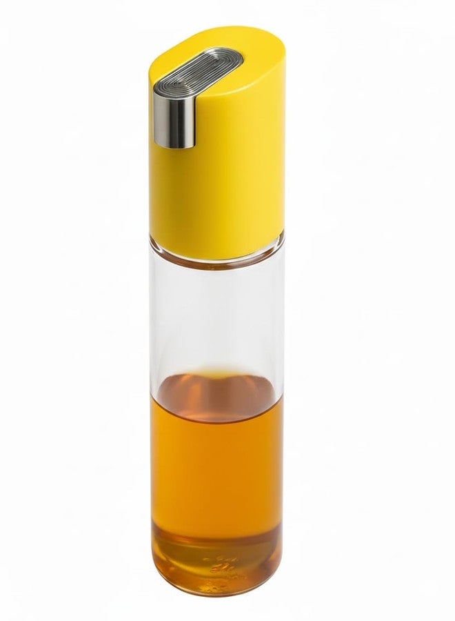 PRIME PICK زجاجة توزيع زيت برايم بيك سعة 500 مل للمطبخ، برطمان زجاجي مانع للتسرب مع غطاء قلاب تلقائي وفوهة من الفولاذ المقاوم للصدأ مانعة للتنقيط، وعاء شفاف لزيت الزيتون والخل وصلصة الصويا وصلصة الشواء وتتبيلة السلطة. - Image 1